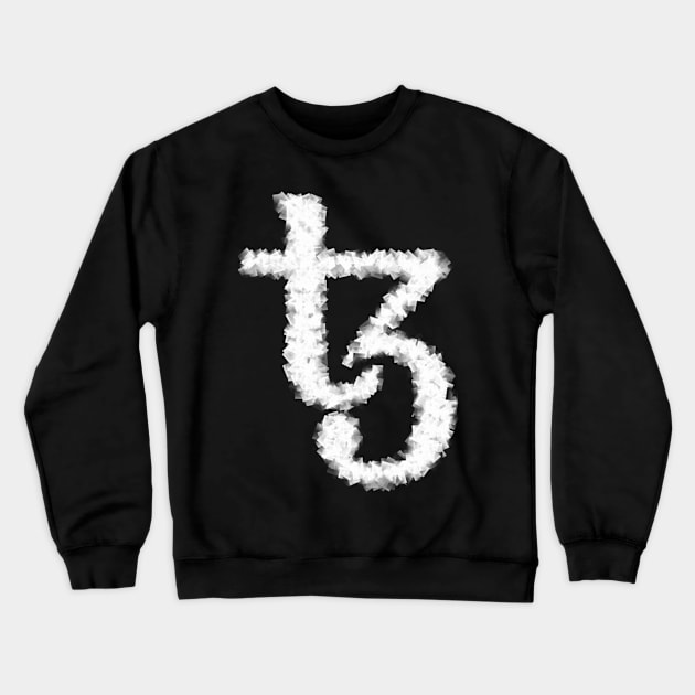 Tezos (XTZ) Crypto (cubism effect) Crewneck Sweatshirt by cryptogeek